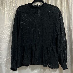 Black Lace Top